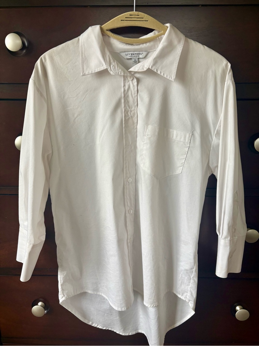 Liverpool Women’s White Casual Button-Down Shirt